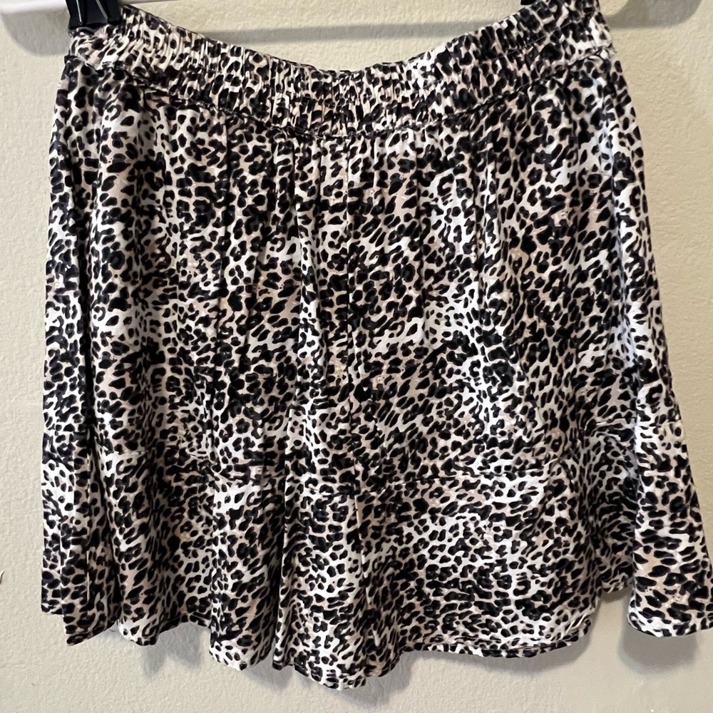 Y2K Leopard Mini Skirt